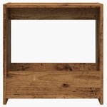 vidaXL Table d'appoint vieux bois 50x26x50 cm bois d'ingénierie