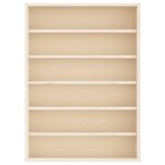 vidaXL Vitrine de collection en bois avec 6 étagères 40x8 5x55 cm