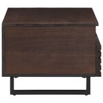 vidaXL Table basse marron 80x55x40 cm bois de massif manguier