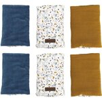 Tour de lit Au fil de l'eau - Modulable - x6 - Ouvert 40 x 25 cm/fermé 17 5 x 25 cm