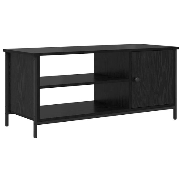 vidaXL Meuble TV Chêne noir 100 x 40 x 45 cm Bois d'ingénierie