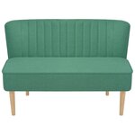 vidaXL Canapé 117x55 5x77 cm Tissu Vert