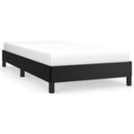 vidaXL Cadre de lit Noir 80x200 cm Similicuir
