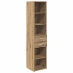vidaXL Haut Armoire avec tiroir Chêne artisanal 40 x 42 5 x 185 cm