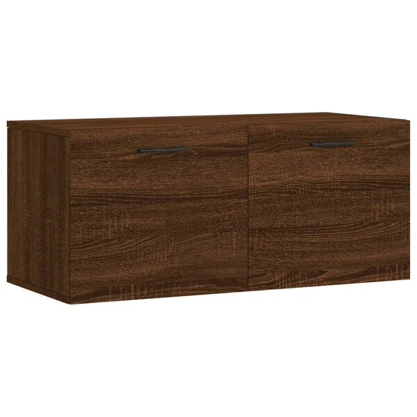 vidaXL Armoire murale chêne marron 80x36 5x35 cm bois d'ingénierie