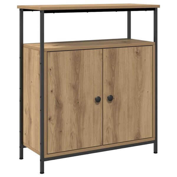 vidaXL Buffet chêne artisanal 70x30x80 cm bois d'ingénierie