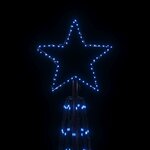 vidaXL Arbre de Noël cône 3000 LED Bleues 230x800 cm