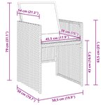 Ensemble de Dîner de Jardin de 5 Pièces avec Coussins Beige vidaXL