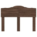 vidaXL Tête de lit Chêne brun 135 cm Bois d'ingénierie