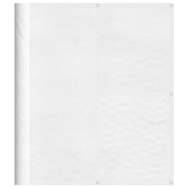 vidaXL Écran de balcon blanc 120x700 cm 100  polyester oxford