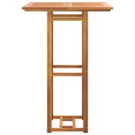 vidaXL Table de bistro 75x75x110 cm Bois d'acacia massif