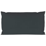 vidaXL Coussins de canapé palette 4 Pièces Anthracite Tissu