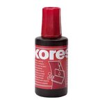 Encre à tampon KORES, contenu: 27 ml, rouge KORES