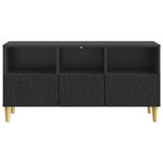 vidaXL Meuble TV 102 x 34 5 x 50 cm Noir Bois d'ingénierie