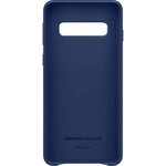 Samsung coque en cuir s10 - bleu marine