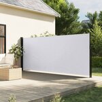 vidaXL Auvent latéral rétractable blanc 180x500 cm
