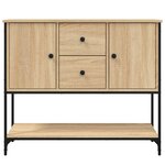 vidaXL Buffet chêne sonoma 100x36x85 cm bois d'ingénierie