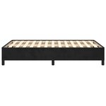 vidaXL Cadre de lit sans matelas noir 120x200 cm velours