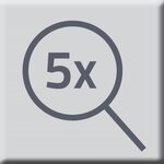 RIDDER Miroir de maquillage Moana avec interrupteur tactile LED