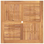 vidaXL Table pliable de jardin 110x110x75 cm bois massif de teck