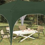 vidaXL Tente de fête pop-up 575 x 288 x 245 cm Vert Tissu Oxford