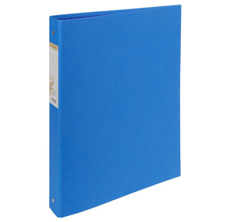 Classeur rembordé papier 2 anneaux 30mm Forever - A4, bleu foncé EXACOMPTA