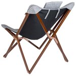 Bo-Camp Chaise de détente Bloomsbury L Gris