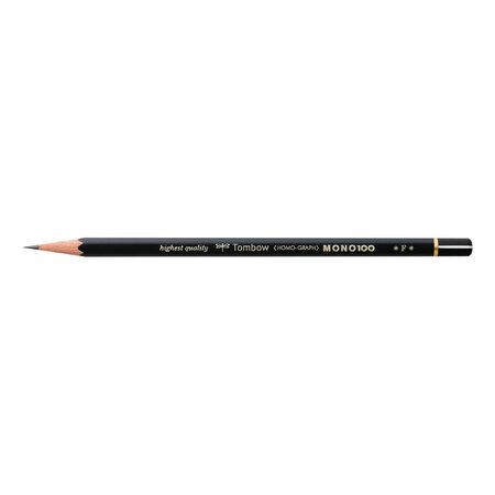 Crayon graphite haute qualité mono 100 f x 6 tombow