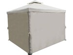 Tonnelle-pergola en polyester "olivia" - 3 x 3 m - ecru