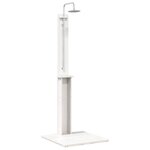 vidaXL Douche d'extérieur 206 cm Blanc