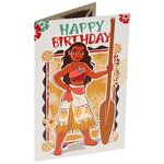 Carte anniversaire disney vaiana - draeger paris