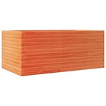 vidaXL Jardinière cire marron 110x60x45 5 cm bois de pin massif
