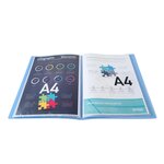 Protège-documents Kréacover A4 PP 20 Pochettes Bleu EXACOMPTA