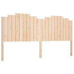 vidaXL Tête de lit 206x4x110 cm Bois massif de pin