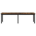 vidaXL banc Chêne Fumé 160 x 35 x 45 cm Bois d'ingénierie