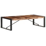 Vidaxl table basse 140x70x40 cm bois solide
