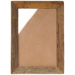 vidaXL Cadres photo 2 Pièces 40x50cm Bois de récupération solide et verre