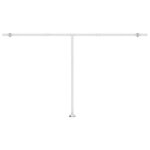 vidaXL Auvent automatique sur pied 500x300 cm Jaune/Blanc