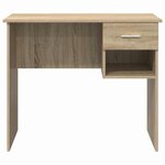 vidaXL Bureau Chêne sonoma 90 x 49.5 x 75 cm Bois d'ingénierie