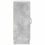 vidaXL Buffet Gris béton 33 x 34 5 x 87 cm Bois d'ingénierie