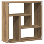 vidaXL Étagère murale chêne artisanal 45x16x45 cm bois d'ingénierie