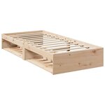 vidaXL Lit de jour avec matelas 90x190 cm bois de pin massif