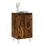 vidaXL Buffets 2 Pièces chêne fumé 40x35x70 cm bois d'ingénierie