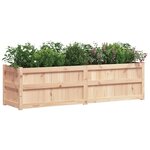 vidaXL Jardinière 180x50x50 cm bois de pin massif