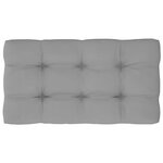 vidaXL Canapé central palette de jardin Blanc Bois de pin imprégné