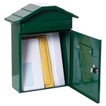 Boîte aux Lettres en Acier  Villa E5003  Anti-pluie  Facile à Installer  Vert
