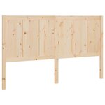 vidaXL Tête de lit 205 5x4x100 cm Bois massif de pin