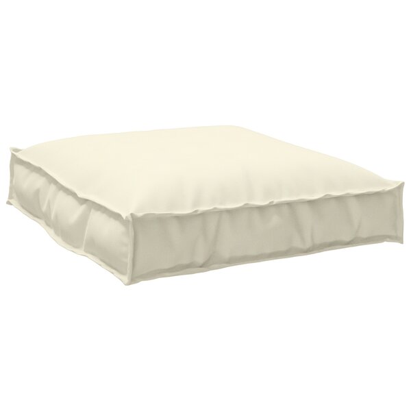 Coussin de palette vidaXL pour siège Crème 70x70x12 cm en tissu Oxford