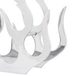 vidaXL Casier à bouteilles pour 11 bouteilles Argenté Aluminium