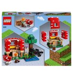 Lego 21179 minecraft la maison champignon  set jouet de construction pour enfants des 8 ans  idée de cadeau  avec figurines